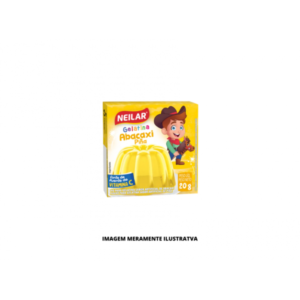 GELATINA - NEILAR - 20g ABACAXI - CX48